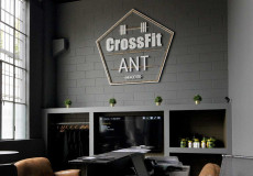 logo in polistirolo crossfit ant